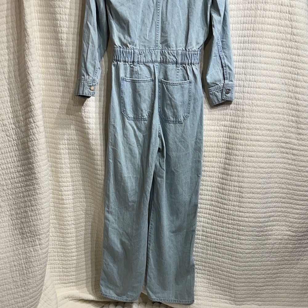Universal Thread Soft Light Blue Denim Jumpsuit N… - image 6